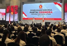 Bawa Pesan Presiden Prabowo, Dasco Bakar Semangat Kader di Rakerda Gerindra Sulut