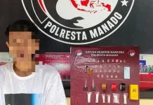 Satresnarkoba Polresta Manado Ungkap Peredaran Sabu di Wanea