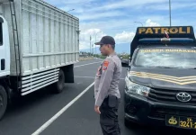 Pos Cakalang Polsek Bunaken Hadir Cegah Kemacetan dan Pelanggaran Lalu Lintas