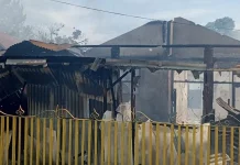 Kebakaran di Dendengan dalam Hanguskan Tiga Rumah Warga dan Gedung PAUD
