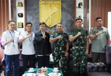 Pangdam XIII/Merdeka Terima Audiensi Kepala LPP RRI Manado di Makodam