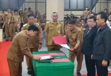 Rotasi Pejabat Tinggi Pratama dan Administrator Pemkab Minut