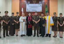 PNS Kejari Minut Dilantik, Ini Harapan Lingga Nuarie