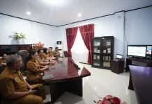 Pemkab Minahasa Perkuat Stabilitas Harga, Bupati Robby Ikuti Rapat TPID Nasional