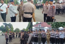 Hadir Apel Gelar Pasukan, Danyon I Wayan Wimantara Siagakan Satu Pleton Brimob