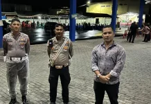 Polsek Malalayang Amankan Ibadah KKR GPDI di Terminal Malalayang
