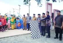 Bupati Boltara Lepas Karnaval Budaya HUT ke-19, Tampilkan Keberagaman Nusantara