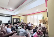 Kunker Kepala BNN Bolmong ke Pemkab Boltara