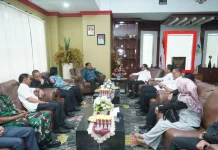 Ketua Pengadilan Tinggi Manado Audiens dengan Pemkab Boltara
