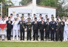 Dukung Penguatan Ideologi, Pangdam Merdeka Hadiri Upacara Hari Lahir  Pancasila