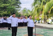 Kemenang Minut Gelar Upacara Hari Lahir Pancasila