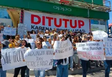 Ratusan Karyawan IT Center Manado Gelar Aksi Damai: Hentikan Kriminalisasi