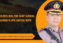Kapolres Boltim Siap Kawal Kehadiran IPR untuk WPR di Boltim