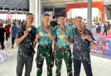 Prestasi Prajurit Yonif TP 824/MO'E’A  di Karate Open Tournament JJ Cup Sulut 2026