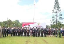 Upacara Hari Lahir Pancasila di Kabupaten Minsel