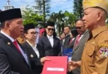 Momentum Hari Lahir Pancasila, Melky Palilingan Terima Kenaikan Pangkat