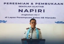 Kakanwil Ditjenpas Sulut Resmikan Sekolah Alkitab Angkatan Pertama di LPP Manado