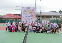 Kapolres Kotamobagu Remsi Buka Turnamen Tenis Kapolres Cup Motabi 2026