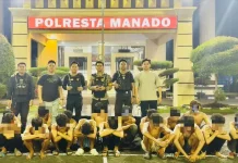 Tim Motor Itang dan Pamapta Polresta Manado Amankan 19 Pemuda di Wenang Selatan