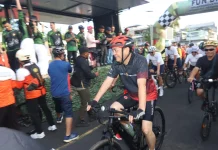 Senduk Ikuti Fun Bike HUT ke-68 Kodam XIII/Merdeka