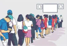 Antrean Lima Menit, Rasanya Setengah Jam