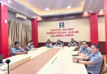 Kakanwil Kemenkum Sulut Ikuti Kegiatan Konsolidasi Pelayanan Publik