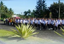 Briefing Zona Integritas BPBAT Tatelu Tekankan Disiplin dan Integritas