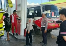 Satlantas Polres Bitung Gencarkan Penertiban, Pelanggar Terjaring di Area SPBU