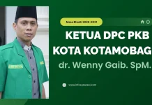 dr. Wenny Gaib Nahkodai DPC PKB Kota Kotamobagu