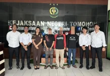 Tahap II Kasus PETI, Tiga Tersangka dan Barang Bukti Diserahkan ke Kejari Tomohon