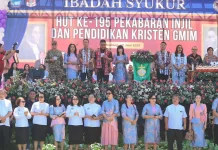 HUT ke-195 Pekabaran Injil dan Pendidikan Kristen GMIM di Minsel