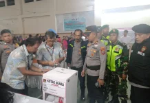 Kodim 1302/Minahasa Kawal Pilhut Serentak, Situasi Tetap Aman dan Kondusif