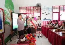 Sikum Polresta Manado Tanamkan Kesadaran Hukum sejak Dini Kepada Pelajar SMPN 10