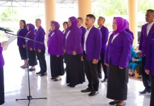 Ketua Tim Posyandu 15 Kecamatan Bolmong Resmi Dikukuhkan