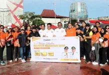 HUT ke- 403 Manado Dibuka dengan Jalan Sehat dan Sensus Ekonomi