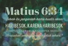 Renungan Katolik: Jangan Kuatir, Yesus Jaminannya