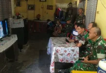 Koramil Tondano Rangkul Warga Lewat Nobar Piala Dunia 2026