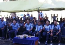 Lanud Sam Ratulangi Gelar Nobar Bola Gembira