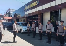 Polsek Dimembe Kerahkan Personil dalam Pengamanan Pengucapan Desa Wasian