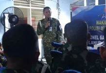 Wadanpuspomau Tatap Muka dengan Personel Pom AU Lanud Sam Ratulangi