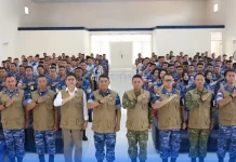 Satgas P4GN Sambangi Lanud Sam Ratulangi, Ingatkan Bahaya Narkoba