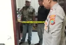 Polsek Malalayang Amankan Lokasi Penemuan Jenazah Pria di Rumah Kos