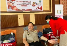 Sambut Hari Bhayangkara ke-80, Polres Minahasa Gelar Donor Darah