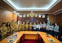 Kakanwil Kemenkum Sulut Sambangi Pemerintah Kabupaten Minahasa Utara