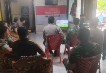 Nobar Piala Dunia 2026, Koramil dan Polsek Tombariri Perkuat Sinergitas