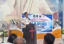 Kakanwil Ditjenpas Haposan Silalahi Resmikan Sekolah Alkitab di Lapas Amurang