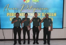 Kodim 1302/Minahasa Lepas Personel Pindah Satuan