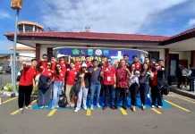 Ikuti Pesparawi Nasional XIV 2026, Kontingen LPPD Tomohon Tiba di Manokwari