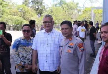 Kapolresta Manado Turun Langsung Kawal Pengamanan Aksi Unjuk Rasa Damai