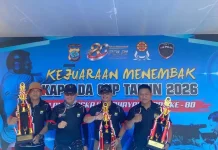 Kapolres Boltim Sabet Juara II Kejuaraan Menembak Kapolda Cup 2026